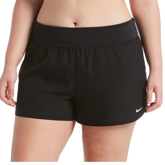 nike women's solid element swim board shorts
